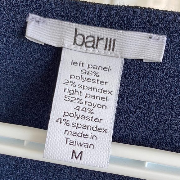 BAR III BLACK & NAVY HIGH-LOW TOP - Picture 5 of 5